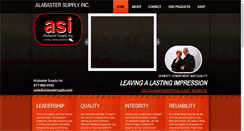 Desktop Screenshot of alabastersupply.com